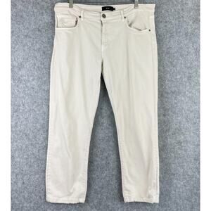 Rye 51 R51 Jeans Mens 36x26 Ivory Cream Stretch 5 Pocket‎ Casual